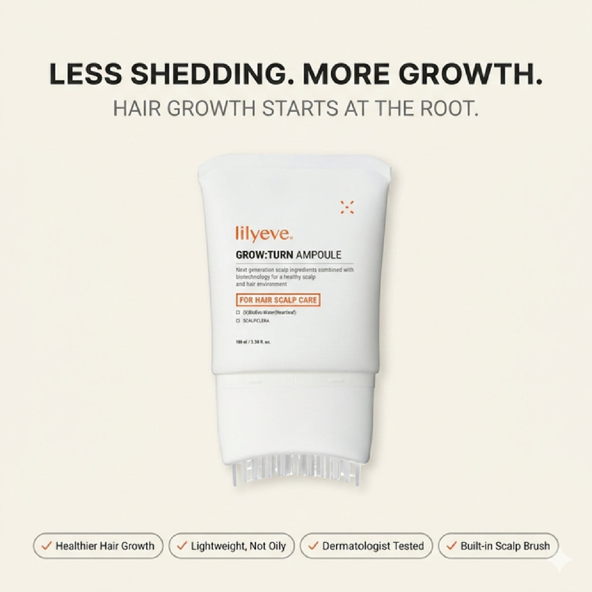 Lilyeve Hair Growth Brush Ampoule