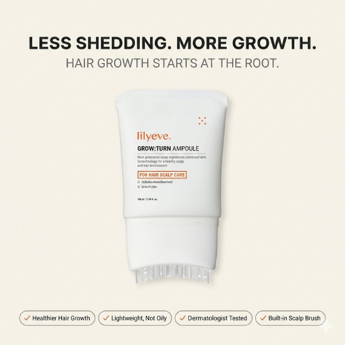 Lilyeve Hair Growth Brush Ampoule